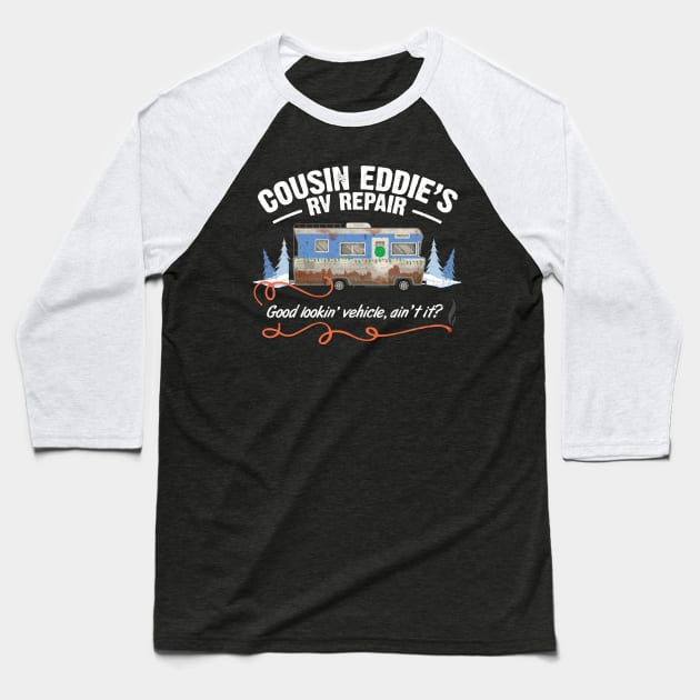 Cousin Eddie's RV Repair Baseball T-Shirt by NinthStreetShirts